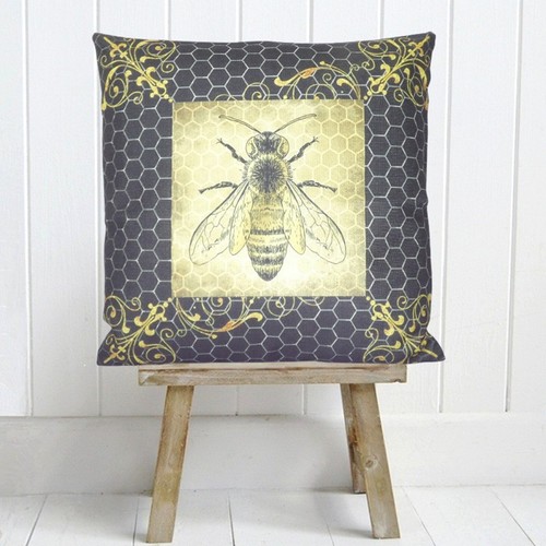 Bumble bee cushion cover - bumble,