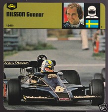 GUNNAR NILSSON Sweden Race Car