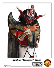 Official RPW - Jushin "Thunder" Liger 8x10 Photo