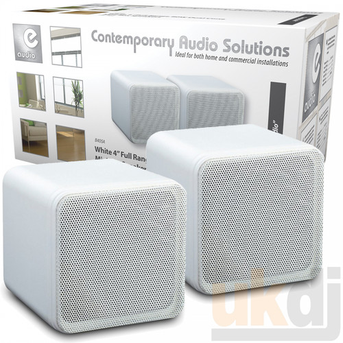 Pair white abs - white, 4”