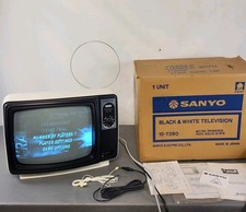 Sanyo 12-T280 Portable Black &