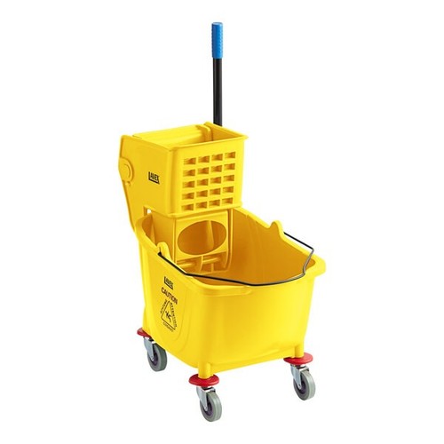 Lavex yellow mop bucket - lavex, qt.