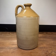 Large Vintage Stoneware Flagon