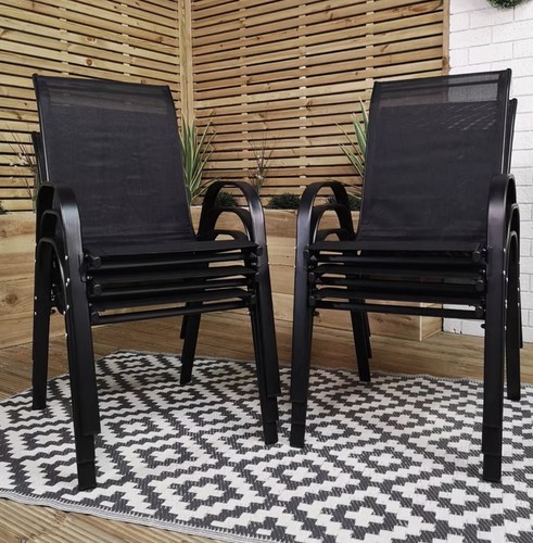 Quality chairs set black - chairs, 4