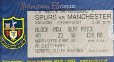 2001 tottenham hotspur - 2001,