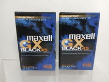 VHS C Video Maxell GX Black 45