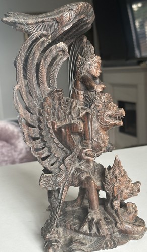 Old balinese garuda carving - old,