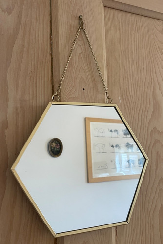 Sweet gold brass small - small, hanging