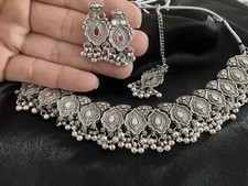 Asian Indian Set Silver