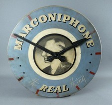 Vintage Marconiphone The Real Thing advertising clock c1950                #5455
