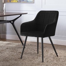 2 Pcs Dining Chairs Velvet