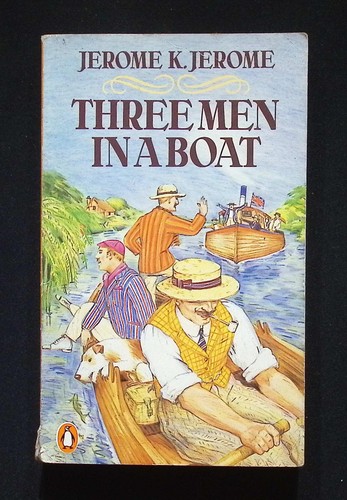 Three men boat - men, in