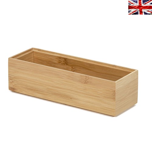 Stackable bamboo storage box - box,