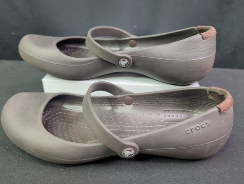 Crocs alice shoes brown round - alice,