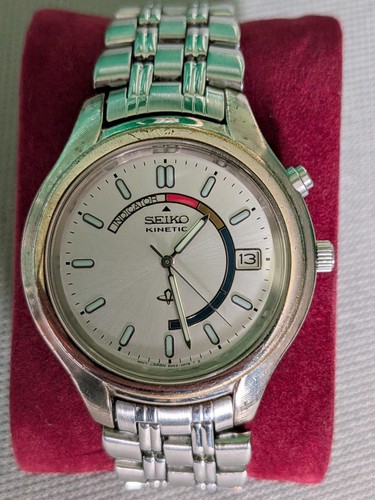 Seiko kinetic mens sport watch - seiko,