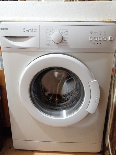 Beko washing machine white - washing,