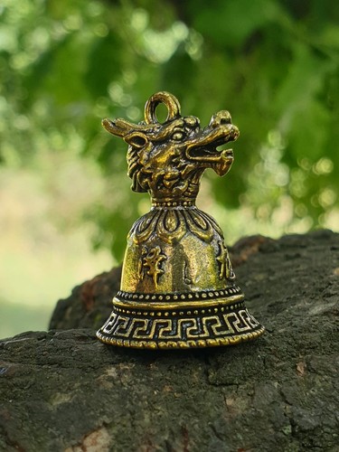 Beautiful novelty brass dragon - brass,