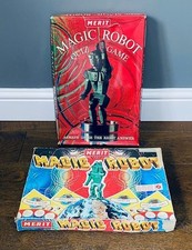 2 x MAGIC ROBOT QUIZ Board Games by Merit for spares - see photos