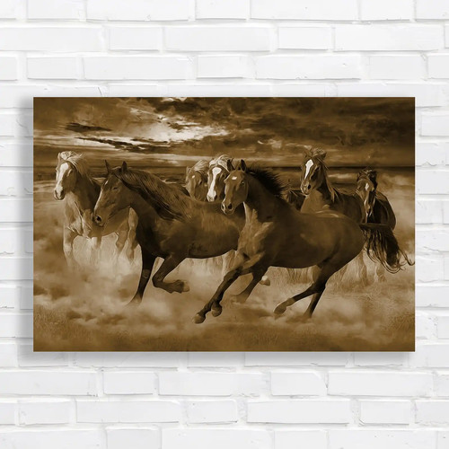 Realistic herd horses - realistic, of