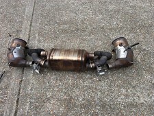 PORSCHE 911 992 TURBO S Exhaust silencer 992251057B Auspuff OPF GPF Cat