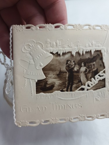 Antique christmas card - antique,