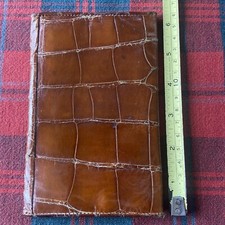Nissel & Sikora Vienna Alligator Wallet. Repair To Spine