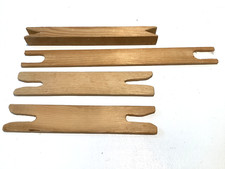 Collection Of Handmade Vintage Wooden  Weaving Shuttles / Tools