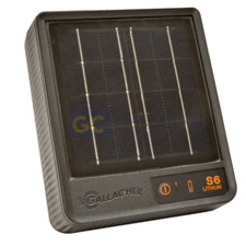 Gallagher S6 Solar Energiser Electric Fence 0.08J 0.8km 2.2w Panel Portable
