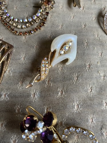Mother pearl diamanté - of,