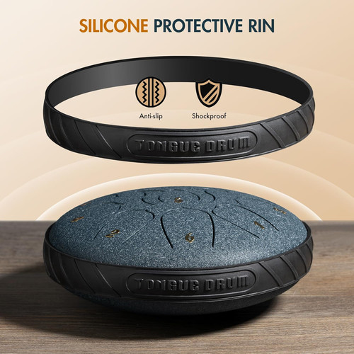 Steel tongue drum 11notes - steel,