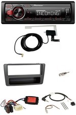 Pioneer USB Steering Wheel DAB Bluetooth Car Stereo for Honda Civic 01-03 Black