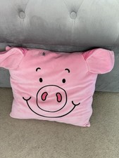 M&S Percy Pig Pink Face Pillow