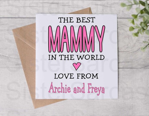 Best mammy mother day card - mammy,