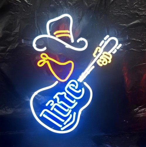 Cowboy guitar beer bar - cowboy,