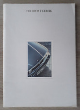 BMW 7 Series E32 Saloon Range Brochure 1992 - 730i  740i  750i  L