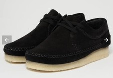 New Clarks Originals Weaver Black Suede Women's Shoes UK 4.5 D/EU 37.5/ US 7M ❤️