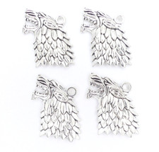 4 Wolf Dog Tibetan Silver