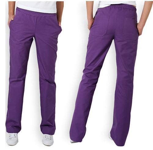 Womans nurses trousers purple - womans,