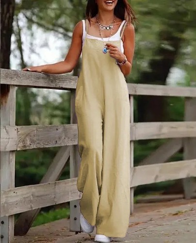 Women sleeveless wide leg - women's,