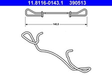 Front Axle ATE 11.8116-0143.1