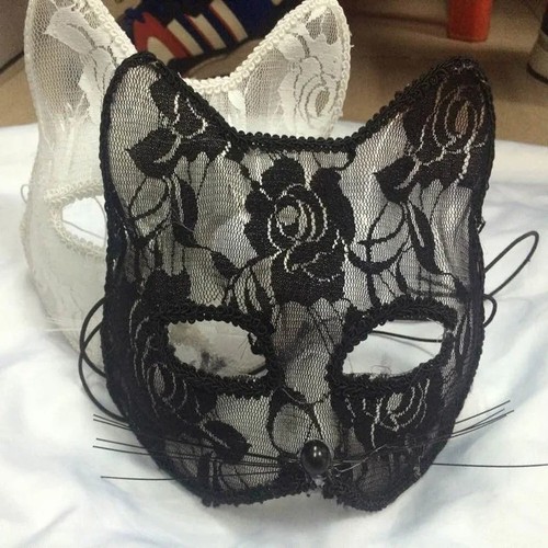 Women lace cat mask fox - cat,