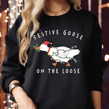 Festive Goose on the Loose