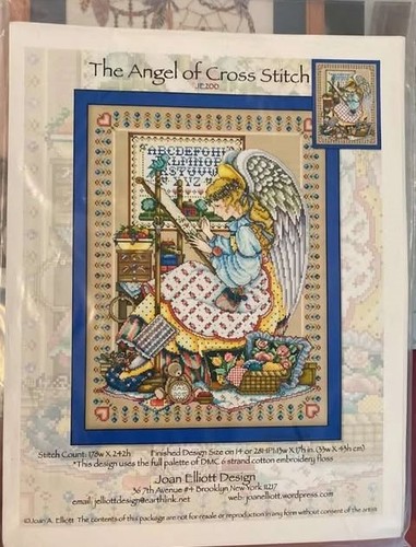 Angel cross stitch - cross,