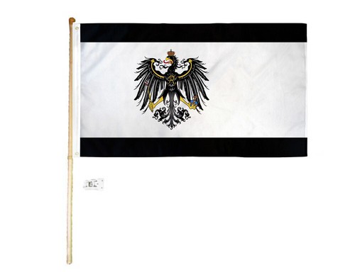 Wood flag pole kit wall - wood,