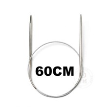 2.5mm Fixed circular knitting needles  Stainless steel knitting needles  60cm