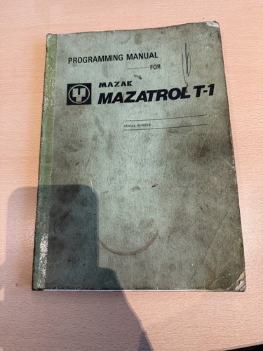 Mazak mazatrol programing - mazak, t1