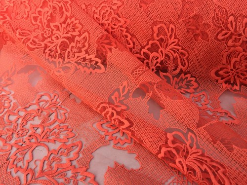 Embroidered french lace - embroidered,