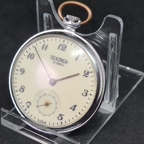 Vintage metal gents sekonda - vintage,