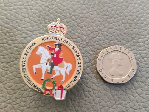 Ulster loyalist badge king - ulster,