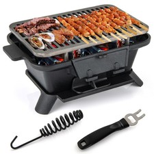 COSTWAY 100% Cast Iron Hibachi